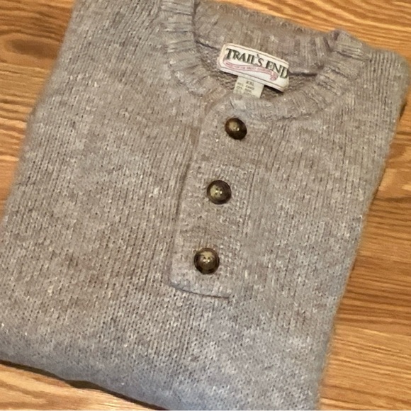 Vintage Trail’s End Men’s Wool Sweater Crew Neck Size XXL - Picture 10 of 11